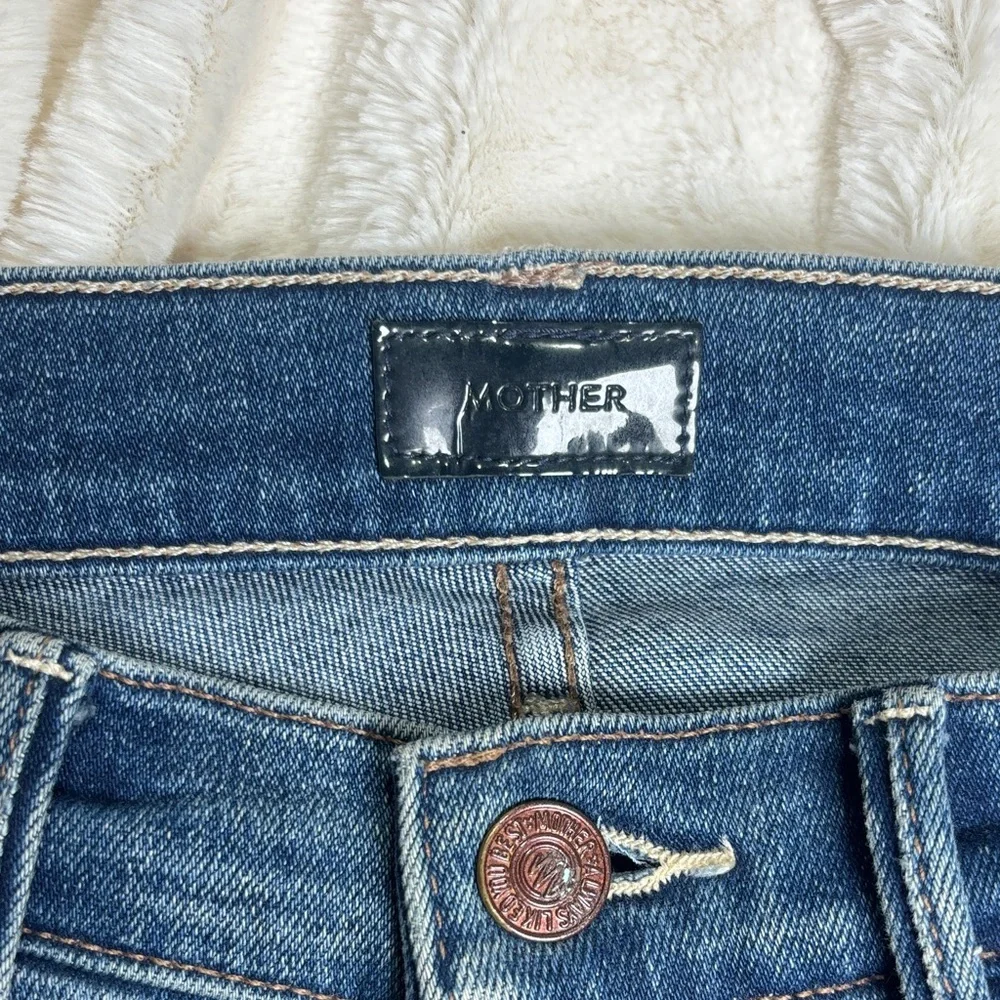 MOTHER THE MID RISE DAZZELER ANKLE JEANS - Picture 3 of 11